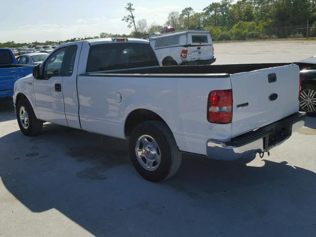 1FTRF12W55NA95663 - 2005 FORD F150 WHITE photo 3