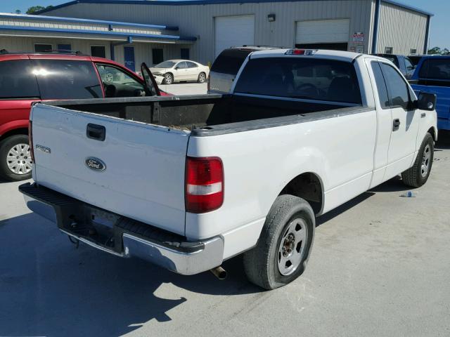 1FTRF12W55NA95663 - 2005 FORD F150 WHITE photo 4