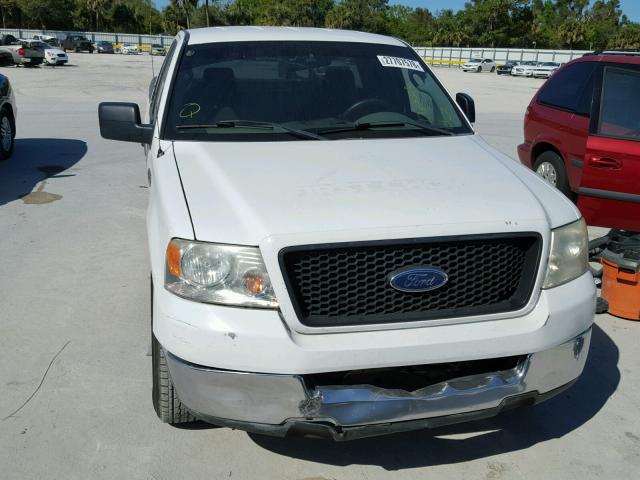 1FTRF12W55NA95663 - 2005 FORD F150 WHITE photo 9