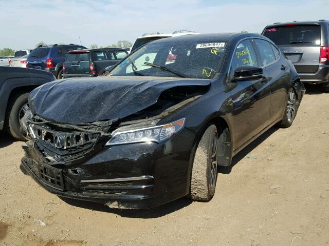 19UUB2F35HA003444 - 2017 ACURA TLX BLACK photo 2