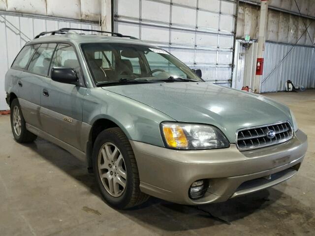 4S3BH665937643241 - 2003 SUBARU LEGACY OUT GREEN photo 1