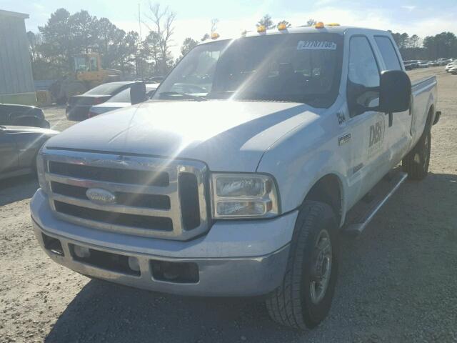 1FTWW31P47EA72760 - 2007 FORD F350 SRW S WHITE photo 2