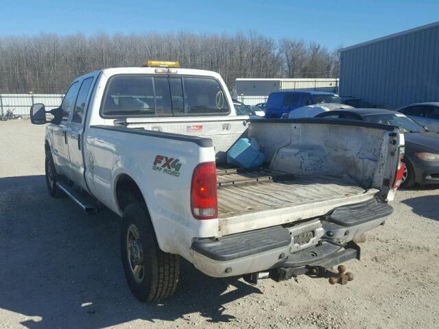 1FTWW31P47EA72760 - 2007 FORD F350 SRW S WHITE photo 3