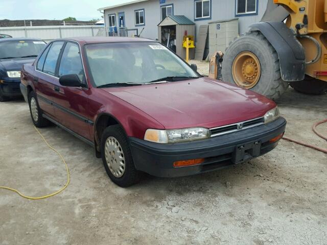 JHMCB7544PC017385 - 1993 HONDA ACCORD DX RED photo 1