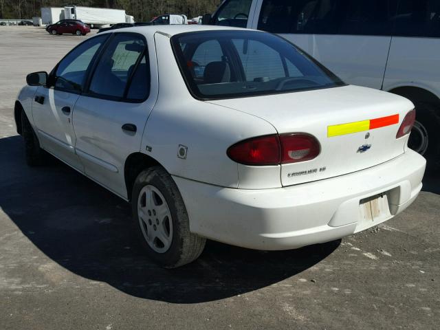 1G1JF524317111997 - 2001 CHEVROLET CAVALIER L WHITE photo 3