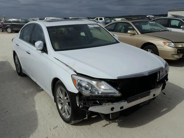 KMHGC4DD7EU261230 - 2014 HYUNDAI GENESIS 3. WHITE photo 1