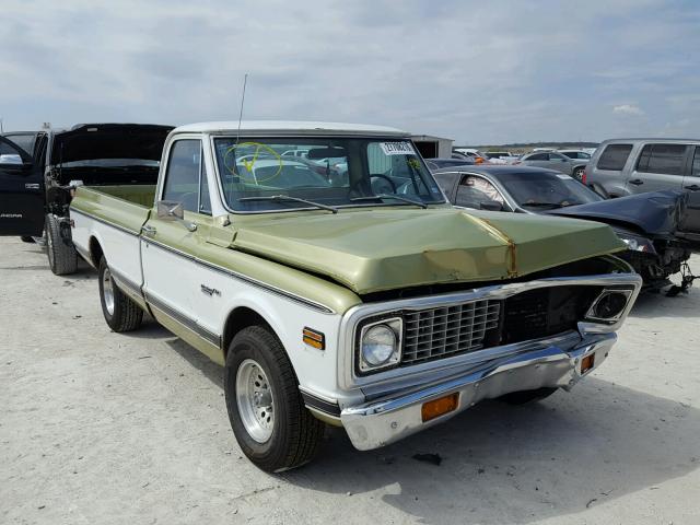 CCE142S156399 - 1972 CHEVROLET C10 GREEN photo 1