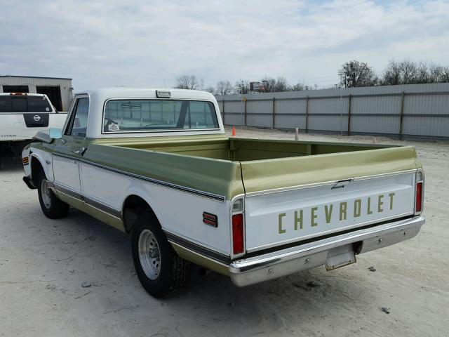 CCE142S156399 - 1972 CHEVROLET C10 GREEN photo 3