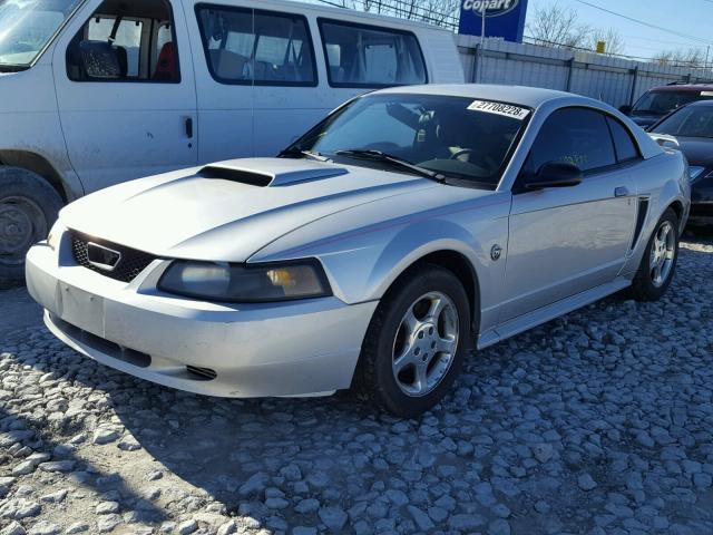 1FAFP40654F235858 - 2004 FORD MUSTANG SILVER photo 2