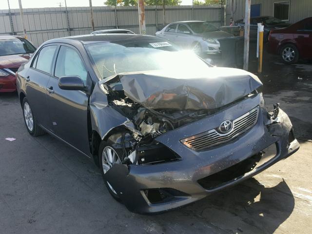 JTDBL40E099050487 - 2009 TOYOTA COROLLA BA GRAY photo 1