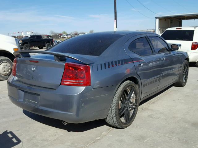 2B3KA43R27H756413 - 2007 DODGE CHARGER SE GRAY photo 4