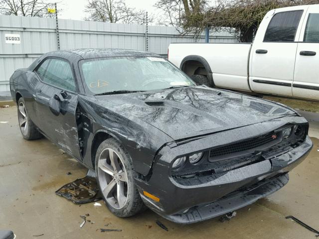 2C3CDYBT7EH224882 - 2014 DODGE CHALLENGER BLACK photo 1