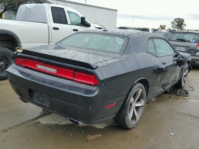 2C3CDYBT7EH224882 - 2014 DODGE CHALLENGER BLACK photo 4