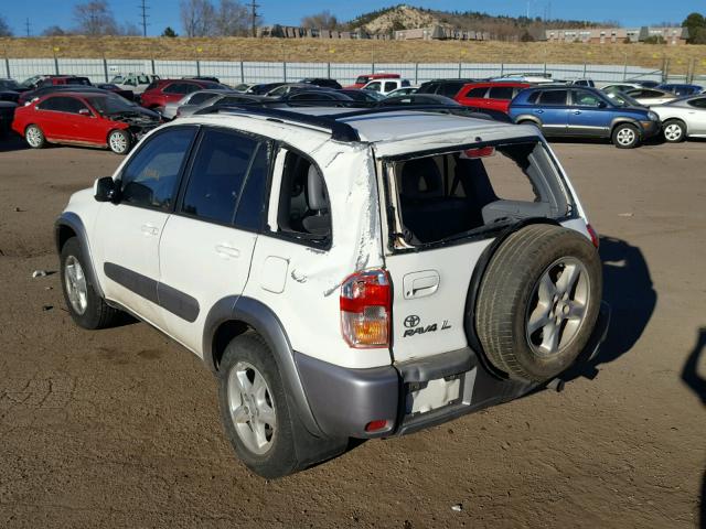 JTEHH20V410025368 - 2001 TOYOTA RAV4 WHITE photo 3