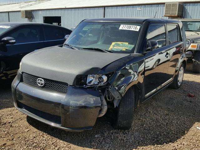 JTLKE50E681050043 - 2008 TOYOTA SCION XB შავი ფოტო 2