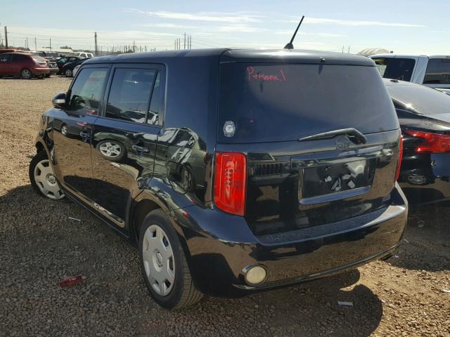 JTLKE50E681050043 - 2008 TOYOTA SCION XB შავი ფოტო 3