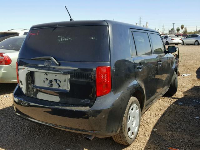 JTLKE50E681050043 - 2008 TOYOTA SCION XB შავი ფოტო 4