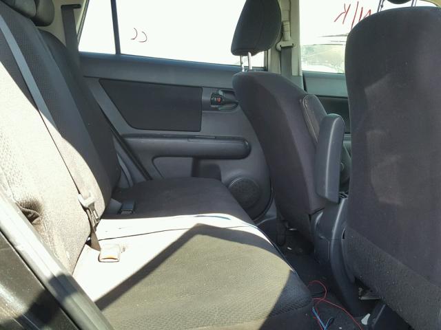 JTLKE50E681050043 - 2008 TOYOTA SCION XB შავი ფოტო 6