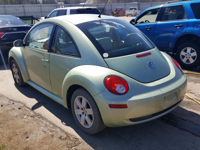 3VWPW31CX7M511971 - 2007 VOLKSWAGEN NEW BEETLE GREEN photo 3