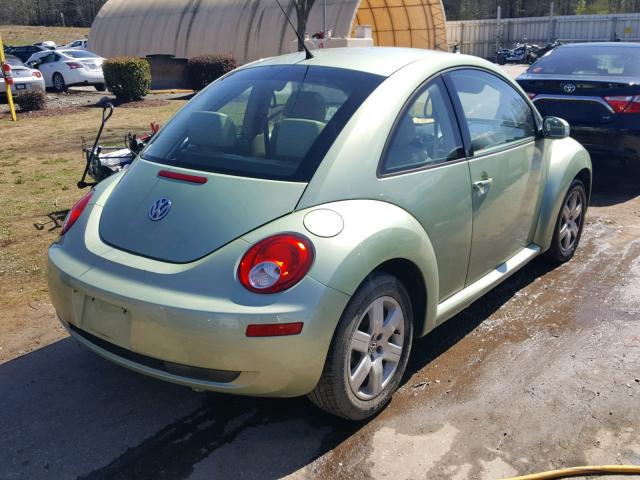 3VWPW31CX7M511971 - 2007 VOLKSWAGEN NEW BEETLE მწვანე ფოტო 4
