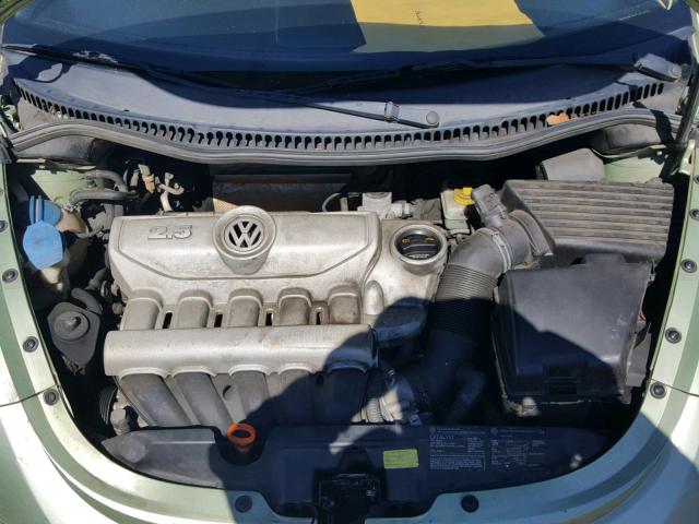 3VWPW31CX7M511971 - 2007 VOLKSWAGEN NEW BEETLE მწვანე ფოტო 7