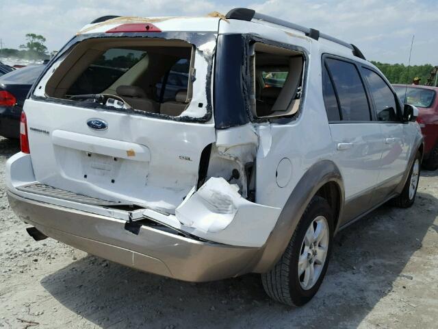 1FMZK02165GA10999 - 2005 FORD FREESTYLE WHITE photo 4