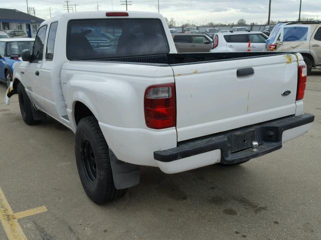 1FTYR14VX3PA38691 - 2003 FORD RANGER SUP WHITE photo 3