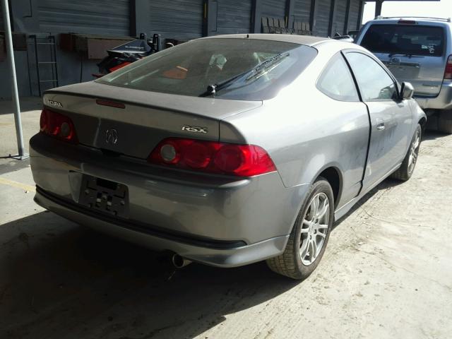 JH4DC54886S017601 - 2006 ACURA RSX GRAY photo 4