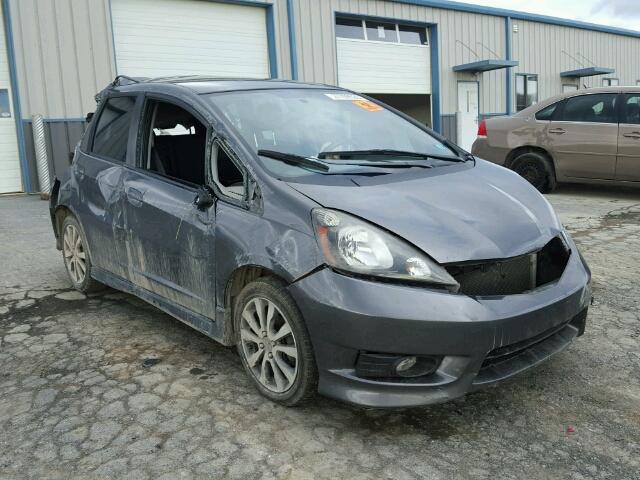 JHMGE8G5XCS006606 - 2012 HONDA FIT SPORT GRAY photo 1