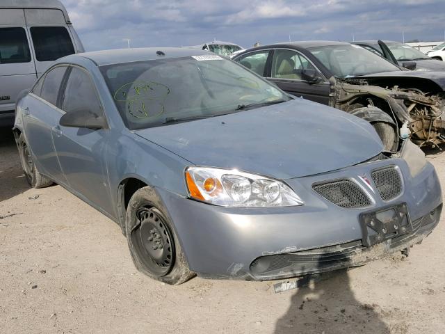 1G2ZF57B384201409 - 2008 PONTIAC G6 VALUE L GRAY photo 1