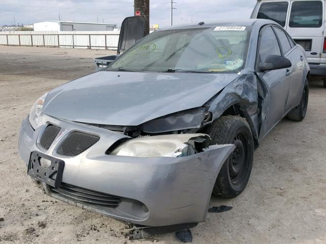 1G2ZF57B384201409 - 2008 PONTIAC G6 VALUE L GRAY photo 2