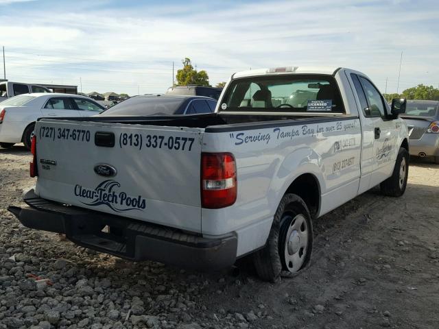 1FTRF12228KD28112 - 2008 FORD F150 WHITE photo 4