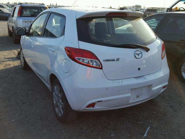 JM1DE1HZXB0114862 - 2011 MAZDA MAZDA2 WHITE photo 3