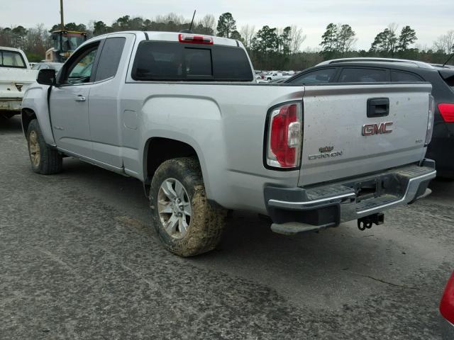 1GTH5CE37G1208518 - 2016 GMC CANYON SLE SILVER photo 3