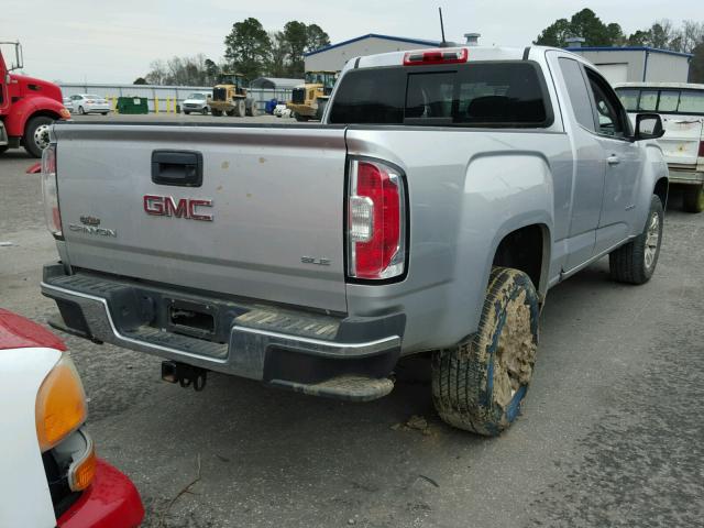 1GTH5CE37G1208518 - 2016 GMC CANYON SLE SILVER photo 4