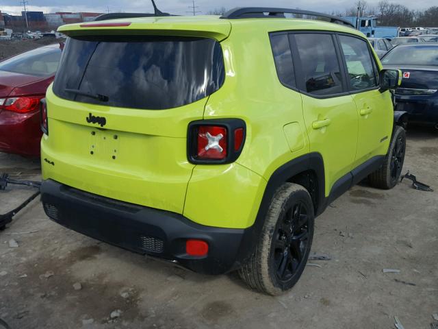 ZACCJBBB4HPF41353 - 2017 JEEP RENEGADE L GREEN photo 4