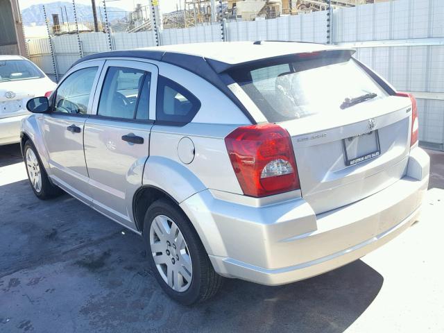 1B3HB48B78D646667 - 2008 DODGE CALIBER SX SILVER photo 3