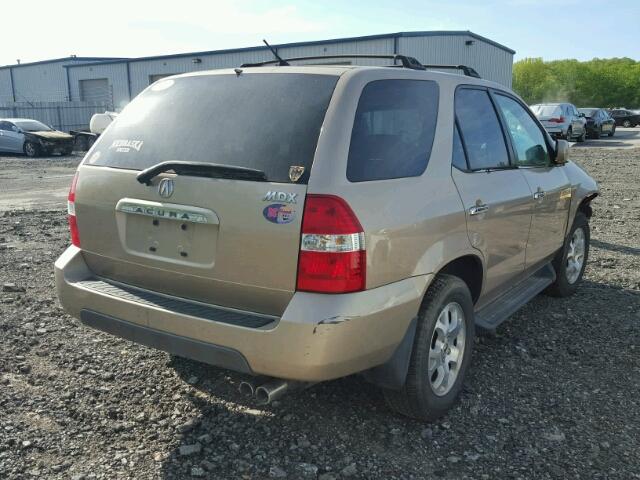 2HNYD18661H534651 - 2001 ACURA MDX TOURIN GOLD photo 4