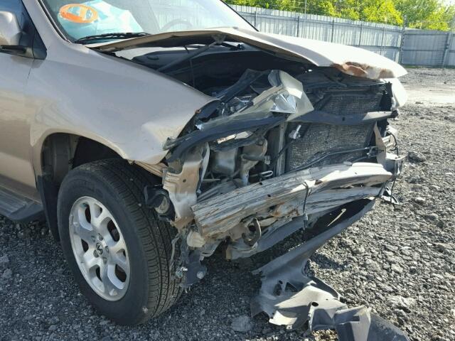 2HNYD18661H534651 - 2001 ACURA MDX TOURIN GOLD photo 9