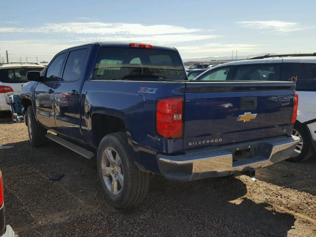 3GCPCRECXEG109226 - 2014 CHEVROLET SILVERADO BLUE photo 3