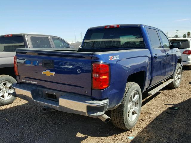 3GCPCRECXEG109226 - 2014 CHEVROLET SILVERADO BLUE photo 4