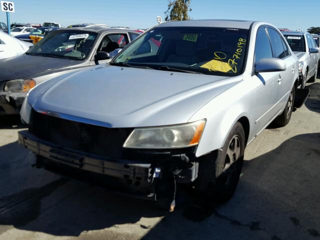 5NPEU46F16H140843 - 2006 HYUNDAI SONATA GLS SILVER photo 2