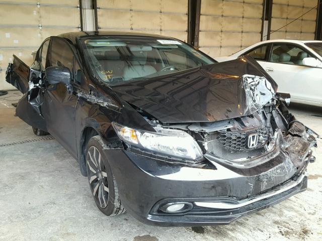 2HGFB2F94FH537434 - 2015 HONDA CIVIC EXL BLACK photo 1