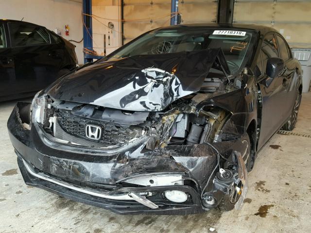 2HGFB2F94FH537434 - 2015 HONDA CIVIC EXL BLACK photo 2