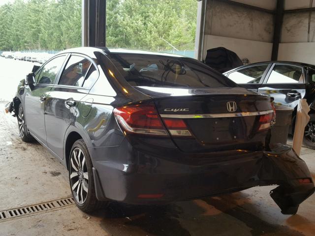 2HGFB2F94FH537434 - 2015 HONDA CIVIC EXL BLACK photo 3