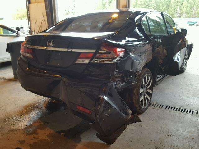 2HGFB2F94FH537434 - 2015 HONDA CIVIC EXL BLACK photo 4