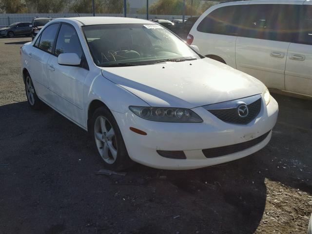 1YVFP80CX55M28838 - 2005 MAZDA 6 I WHITE photo 1