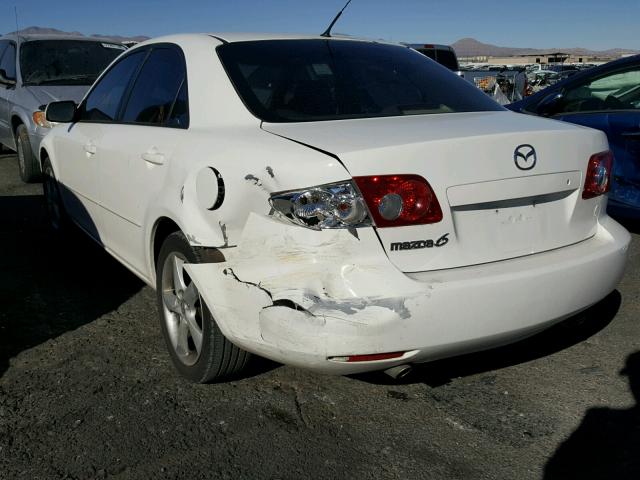 1YVFP80CX55M28838 - 2005 MAZDA 6 I WHITE photo 3