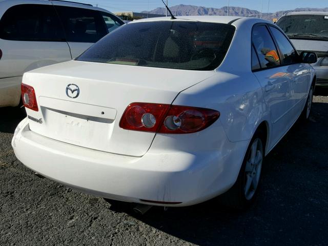 1YVFP80CX55M28838 - 2005 MAZDA 6 I WHITE photo 4