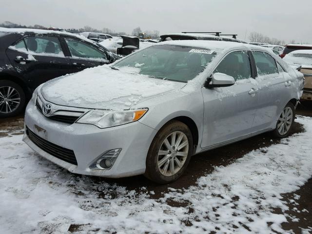 4T1BF1FK3EU760442 - 2014 TOYOTA CAMRY L SILVER photo 2